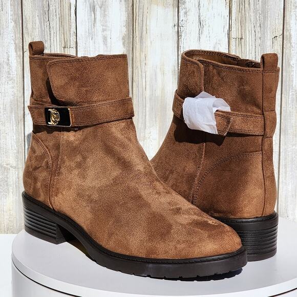 NEW - Giani Bernini Women's Becca Memory Foam Buckled Booties - Size 9.5 M - Picture 2 of 12